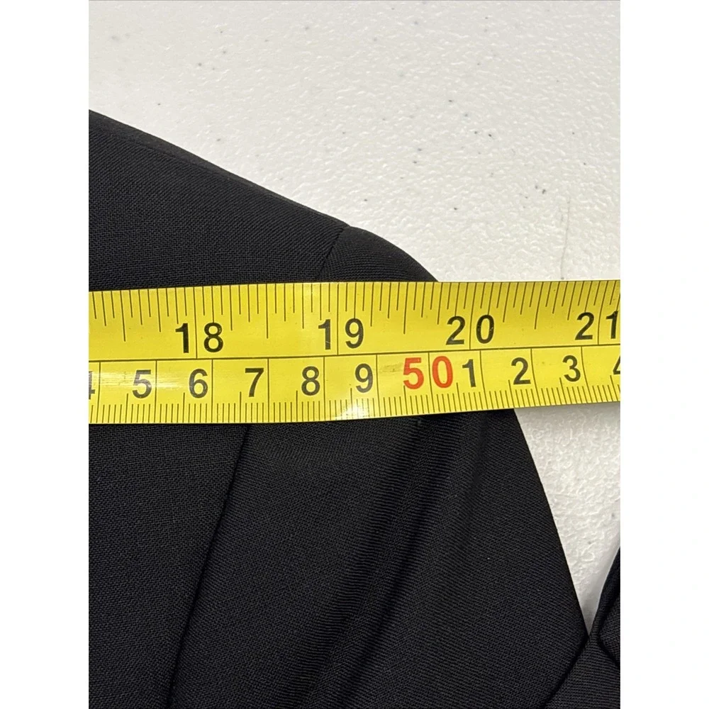 Jos A Bank Mens Black 100%‎ Wool Sport Coat 2 Button Suit Jacket Blazer 42 L